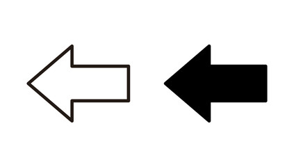 Arrow icon vector. Arrow sign and symbol for web design.