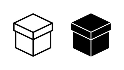 Box icon vector. box sign and symbol, parcel, package
