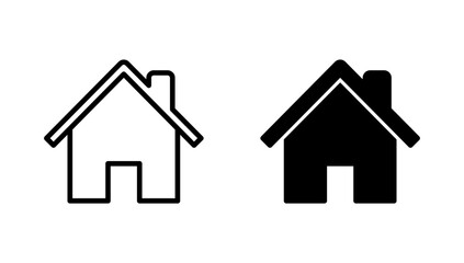 Fototapeta premium House icon vector. Home sign and symbol