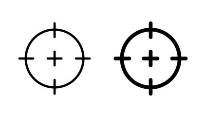 Target icon vector. goal icon vector. target marketing sign and symbol