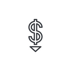Cost Efficiency line icon