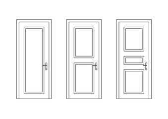 set of doors