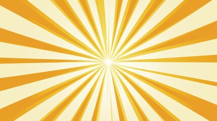 Radiant sunburst pattern with vibrant yellow and orange lines