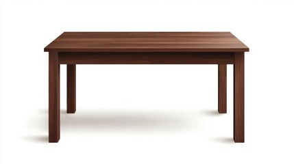 Minimalist wooden table design for home and office interior decoration