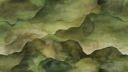 Fototapeta premium Muted Olive Green to Soft Khaki with a Subtle Grain Effect Background