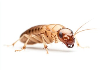 Naklejka premium Professional stock photo of a termite captured on a clean white background with sharp details