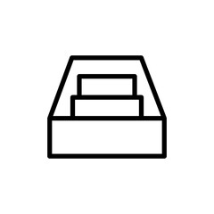 Archive folders icon vector illustration. Document vector icon. Archive storage icon.