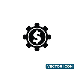 Simple Financial Icon Design Template 