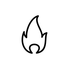 Obraz premium Fire icon vector illustration. fire sign and symbol