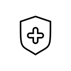 Health insurance icon vector illustration. Insurance document sign and symbol