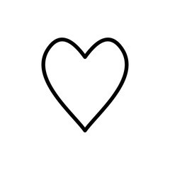 Love icon vector illustration. Heart sign and symbol. Like icon vector.