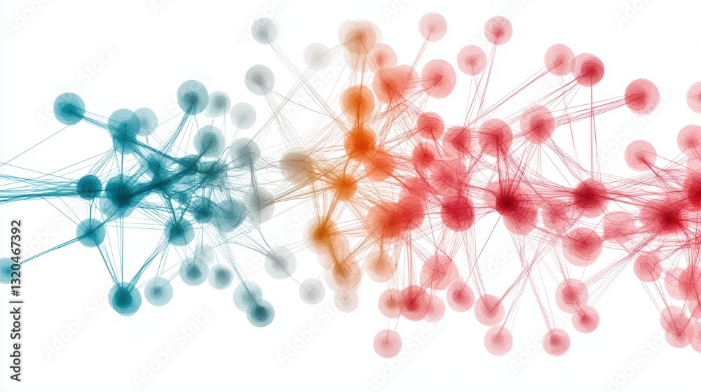 Poster an abstract representation of global network connections as a complex web of interconnected lines an