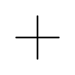 Plus Icon vector illustration. Add plus sign and symbol