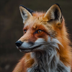 Fototapeta premium red fox portrait