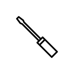 Screwdriver icon vector illustration. tools sign and symbol