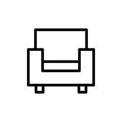 Sofa icon vector illustration. sofa sign and symbol. furniture icon
