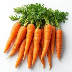Harvest Gems: The Golden Bounty of Fresh Carrots
