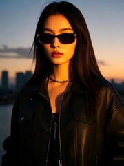 Stylish Girl AI Art – Hyper-Realistic 8K Fashion Portraits  Glamorous, Trendy  Elegant Female Digital Artwork