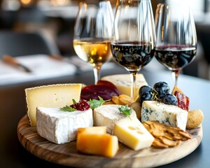 Cheese and Wine Pairing Platter