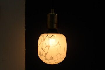 lamp for lighting a room at night