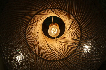 lamp for lighting a room at night