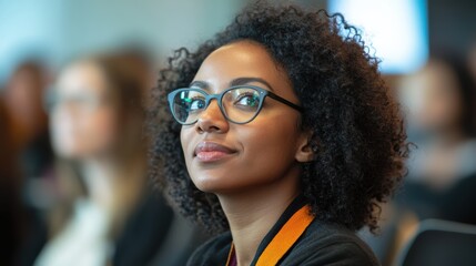 A diverse group of professionals, eager to expand their horizons, gathered in a vibrant workshop setting, their faces lit by the enthusiasm of an energetic speaker who ignited their minds with