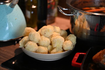 Traditional Czech Roast Pork with Sauerkraut and Potato Dumplings