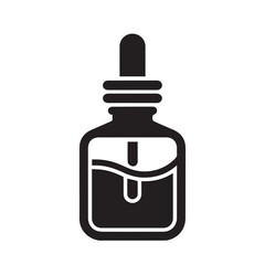 Homeopathy bottle vector