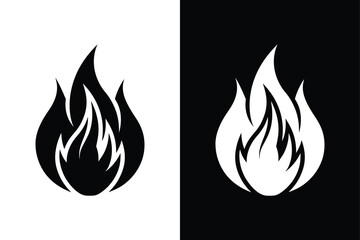 Flame & Fire Symbol Collection. Professional Vector Illustrations