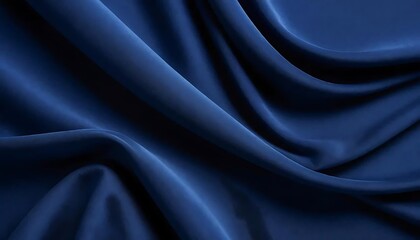 Obraz premium Dark Blue Fabric Texture Background