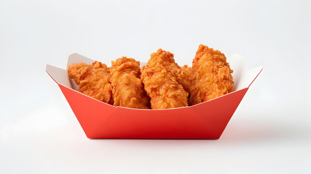 chicken wings in a red box