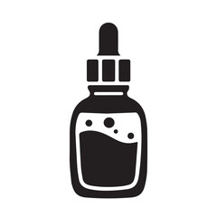 Homeopathy bottle vector