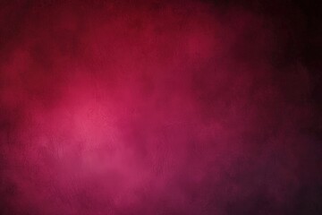 Fototapeta premium Dark Red Background with Gradient from Deep Burgundy to Rich Maroon for Textures, Scratched bright red paint