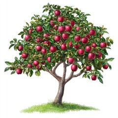 Apple tree transparent background