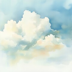 Soft Clouds in Pastel Sky