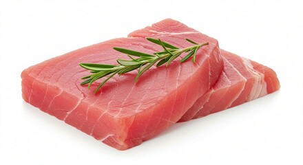 Fresh Tuna Steaks: A Vibrant Culinary Still Life