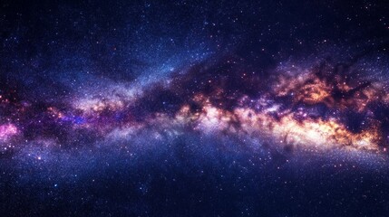 Obraz premium Cosmic filaments stretch across a starry expanse, embodying the vast scale of the universe. 