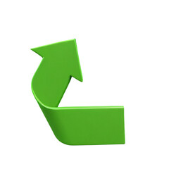 green recycle  on white background
