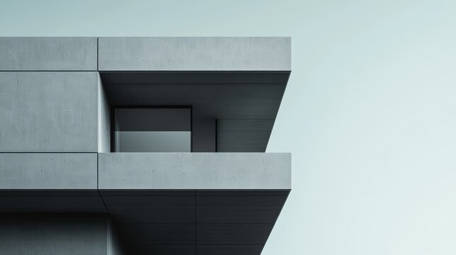 A sleek, minimalist font style template, ideal for architects and designers, complete with editable text effects and a vector design, perfect for creating impactful banners and presentations.