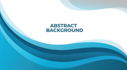 wave dark blue abstract background template design 