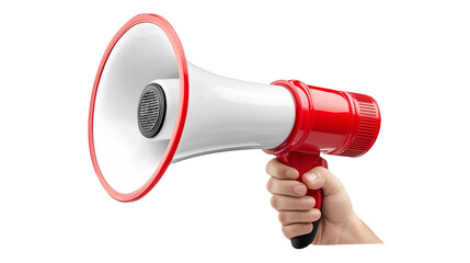 megaphone on white background.3d illustration