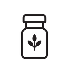 Homeopathy bottle vector