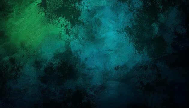 horror green blue wall grunge dark smoke texture black haunted background for horror thriller mystery movie poster design