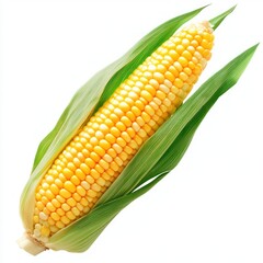 Corn plant transparent isolated