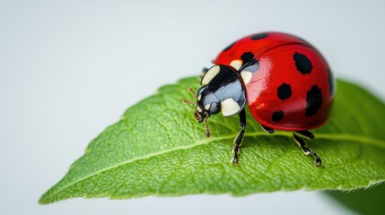 Ladybug on a leaf