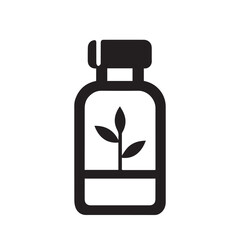 Homeopathy bottle vector