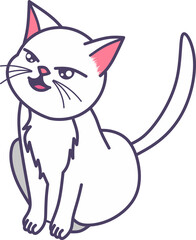 Cute Cat Illustration