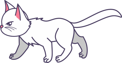 Cute Cat Illustration