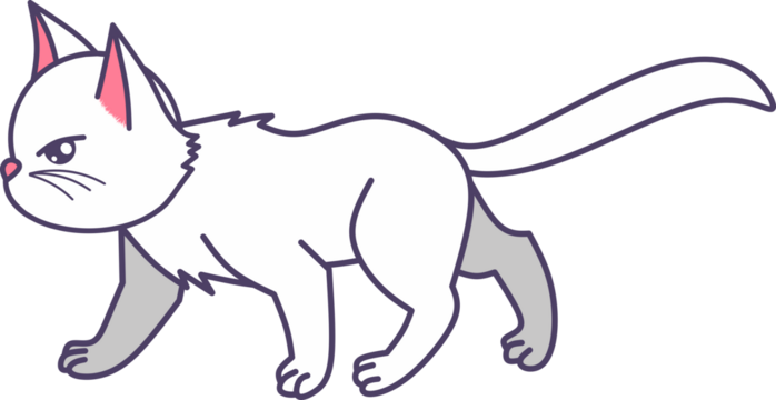 Cute Cat Illustration