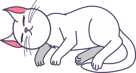 Cute Cat Illustration